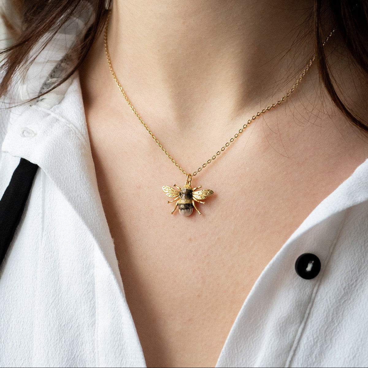 fable-england-honey-bee-schmuck-set-gold-biene image 2