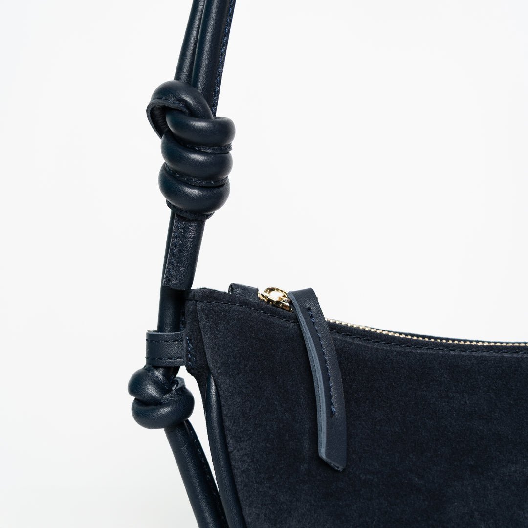 ann-kurz-mini-half-moon-crossbody-suede-navy image 3