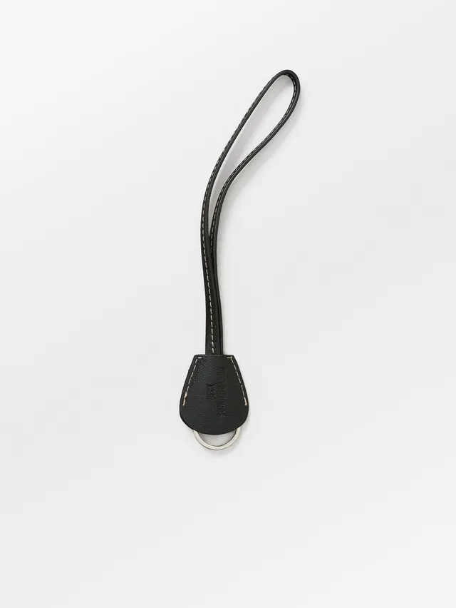 becks-ndergaard-leather-key-ring-anh-nger-schwarz-ziegenleder image 1