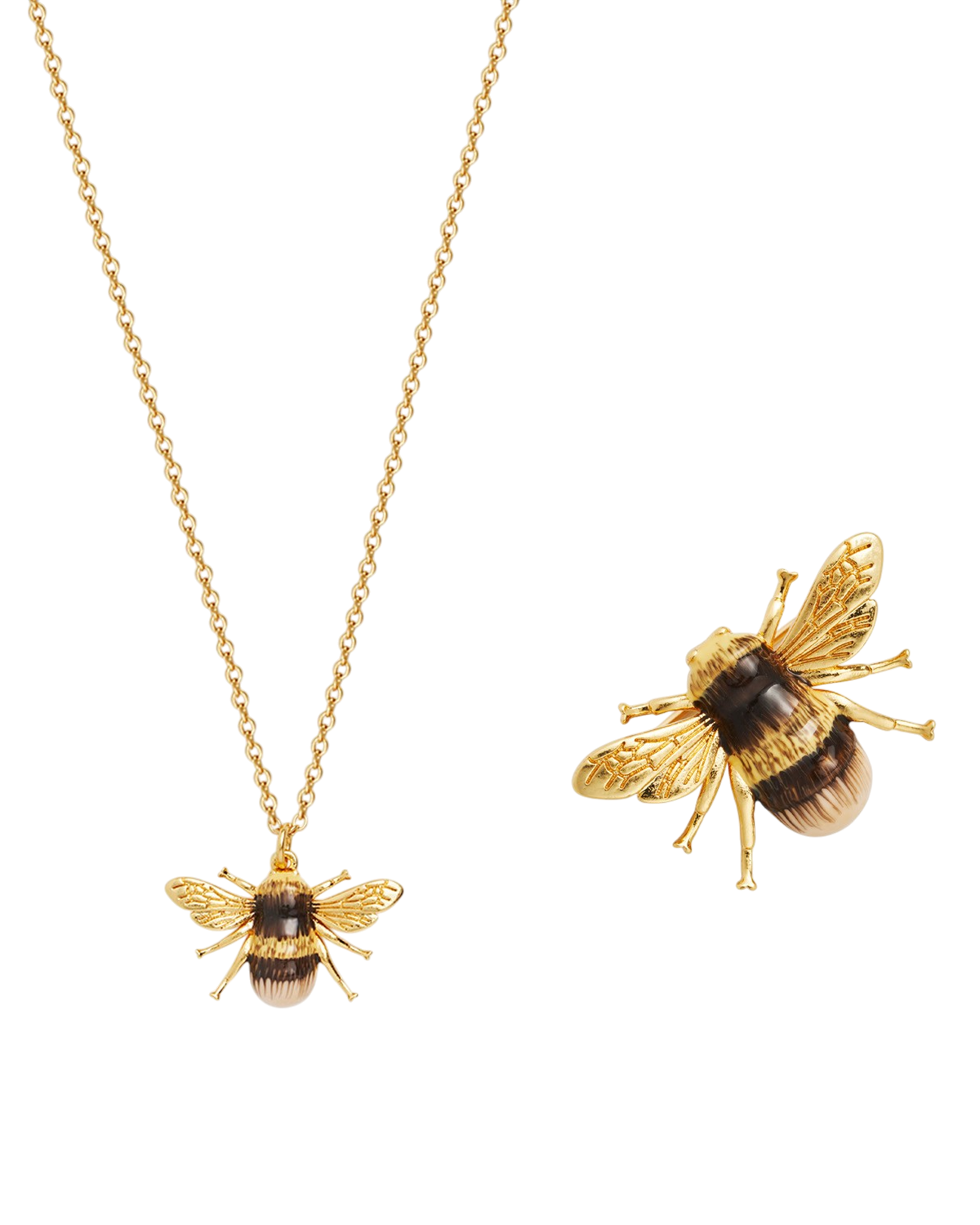 fable-england-honey-bee-schmuck-set-gold-biene image 1