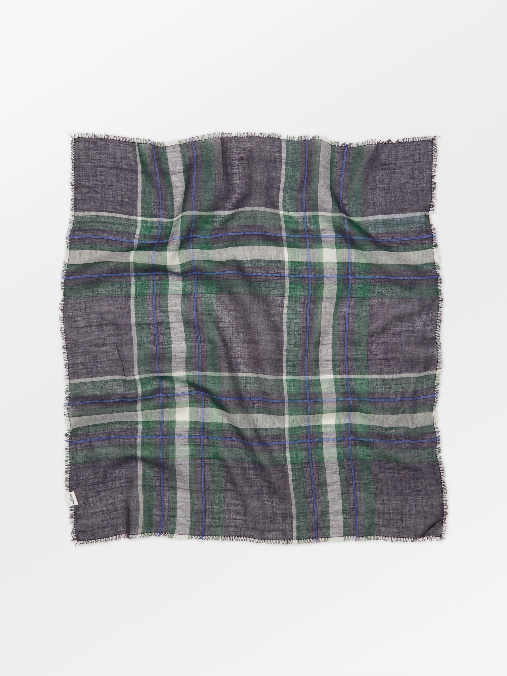 becks-ndergaard-plaidia-cowea-tuch-naval-blue-baumwolle image 1
