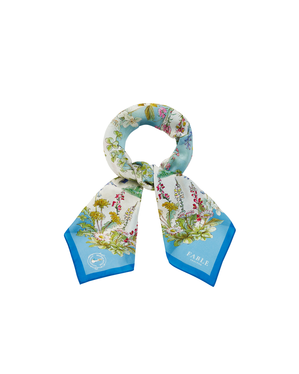 fable-england-peter-rabbit-tuch-blau-seide-quadrat-90 image 3