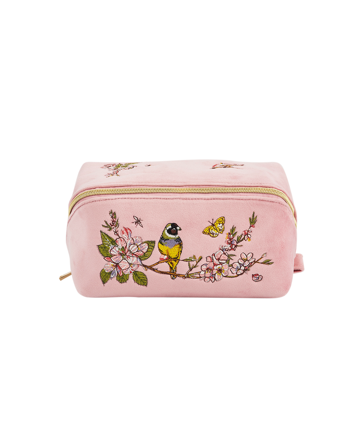 fable-england-pink-love-kosmetiktasche-samt-rosa image 1