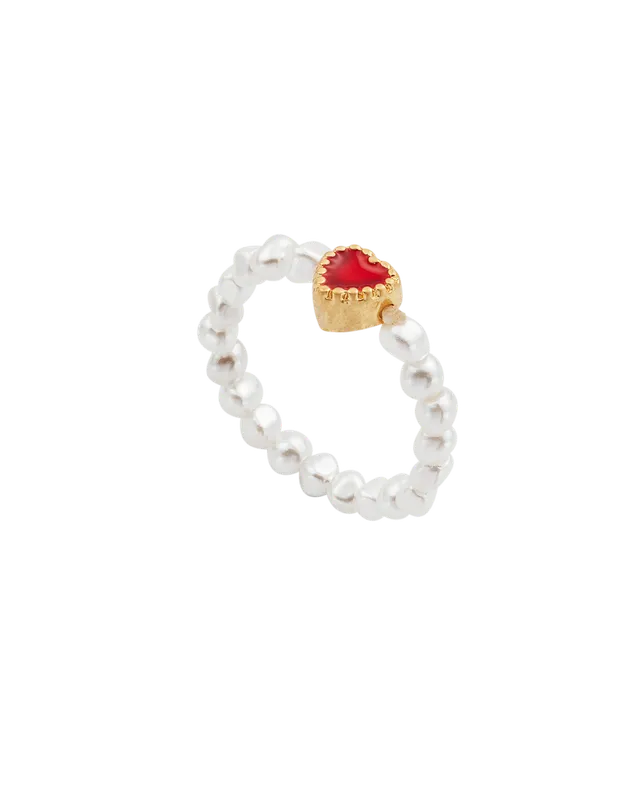 fable-england-jewellery-love-heart-pearl-ring-gold-perlen image 1