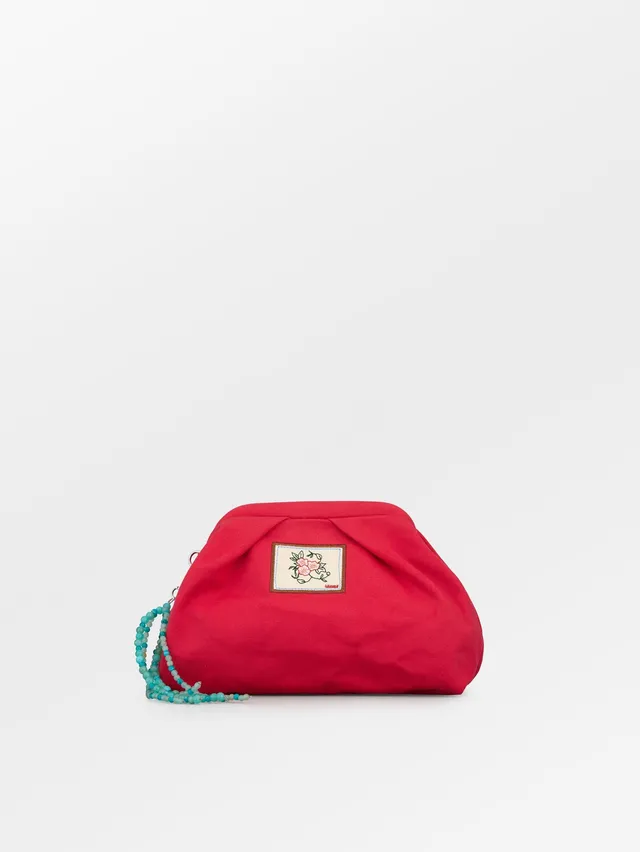 becks-ndergaard-bonita-clutch-canvas-pompeian-red image 1