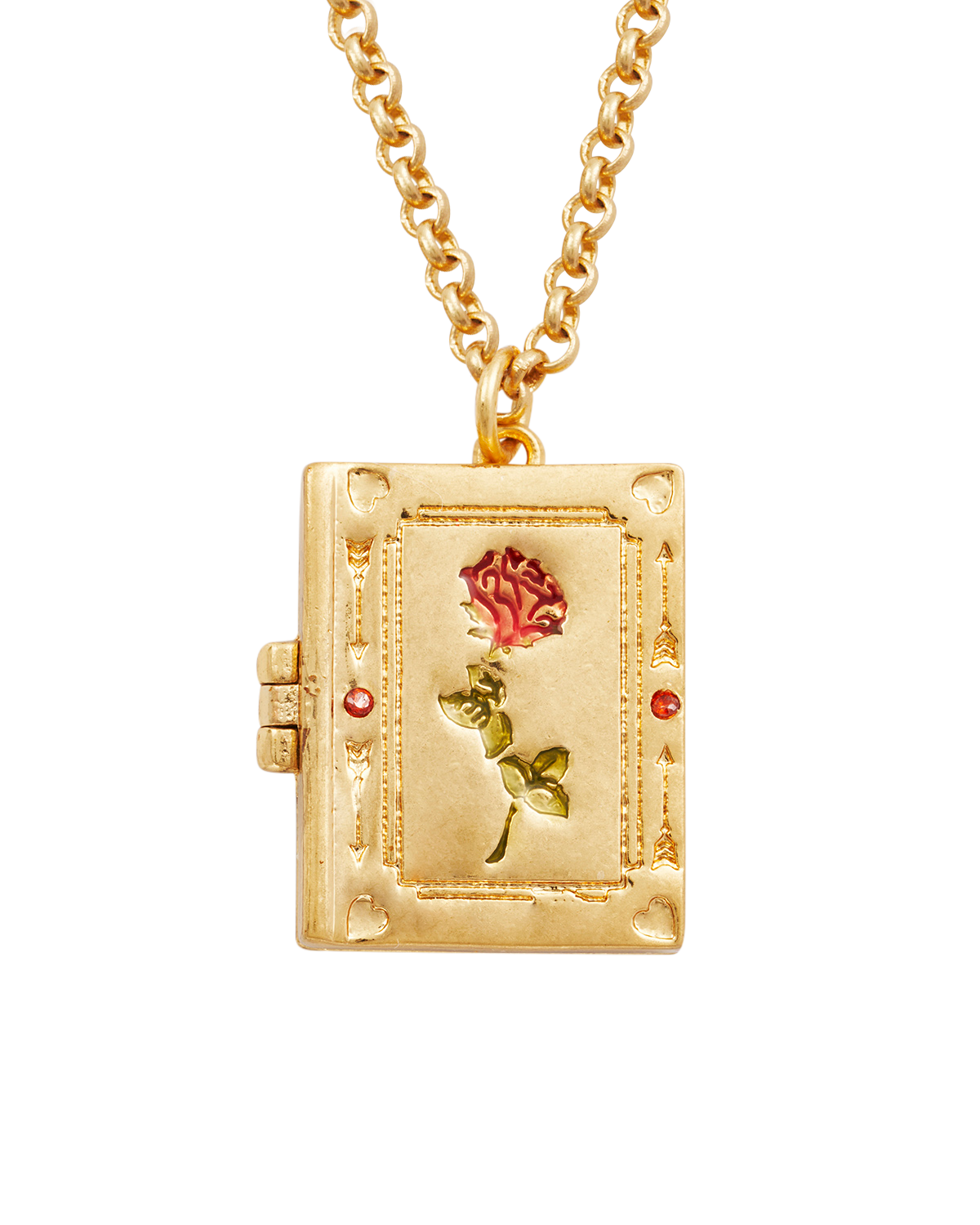 fable-england-secret-diary-locket-halskette-gold-buch image 1