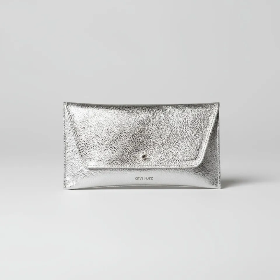 ann-kurz-mini-envelope-geldb-rse-leder-metallic-platin image 1