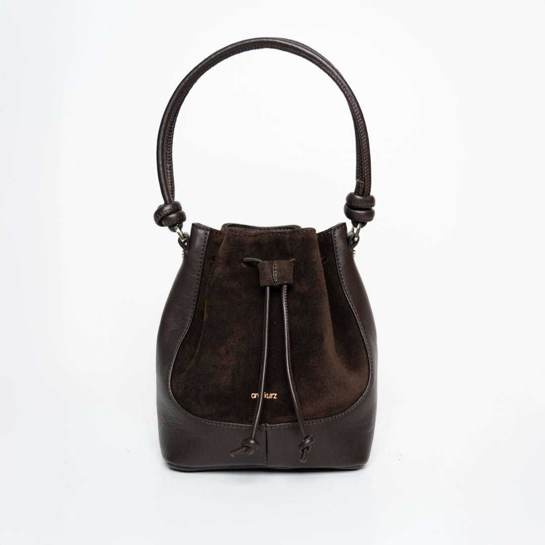 ann-kurz-mini-saku-beuteltasche-suede-mix-mocha-leder image 3