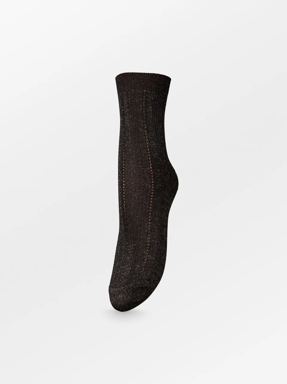 becks-ndergaard-glitter-drake-socke-glitzer-braun-37-39 image 1
