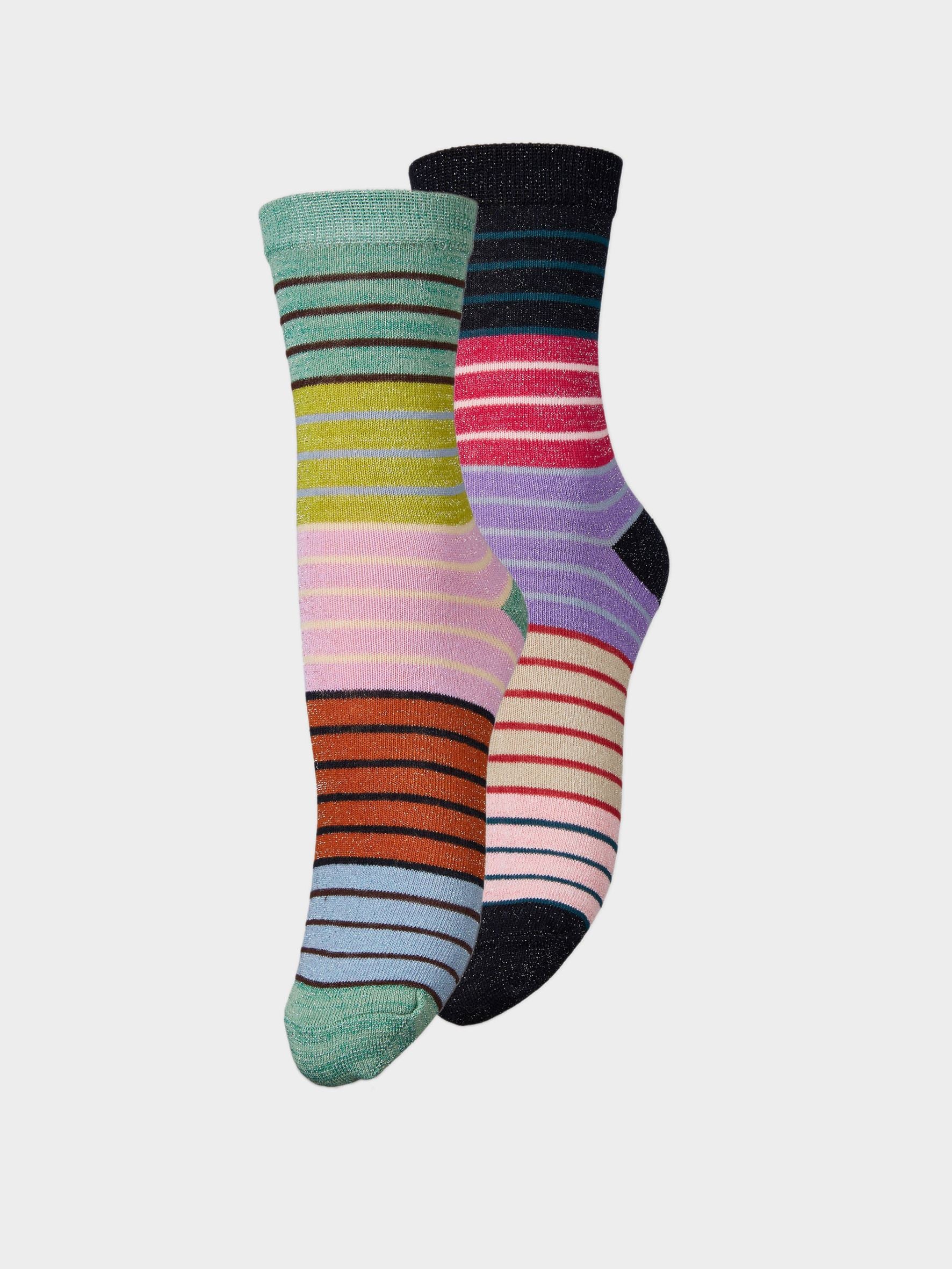 becks-ndergaard-tippa-stripe-socke-2er-pack-light-nature image 1
