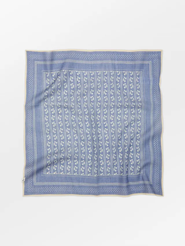 becks-ndergaard-talianna-cotta-schal-blau-55x55-baumwolle image 1