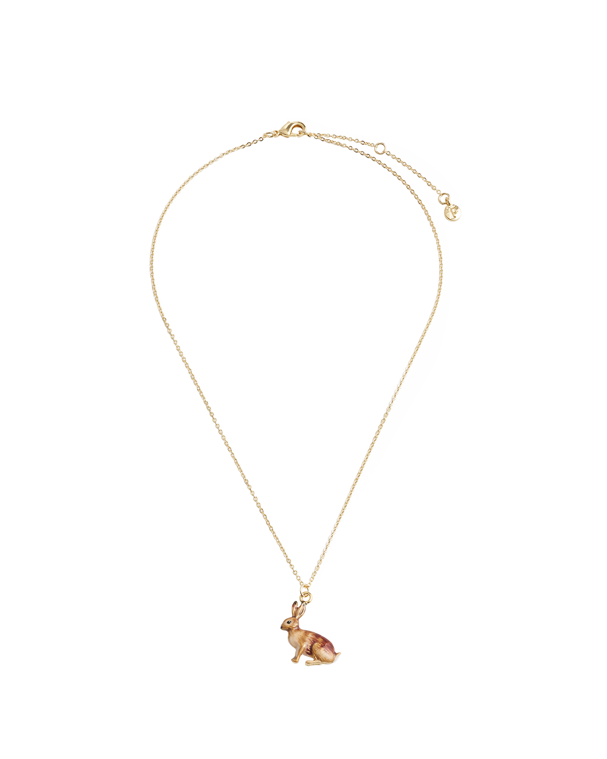 fable-england-enamel-rabbit-halskette-gold-hase-41-cm image 3