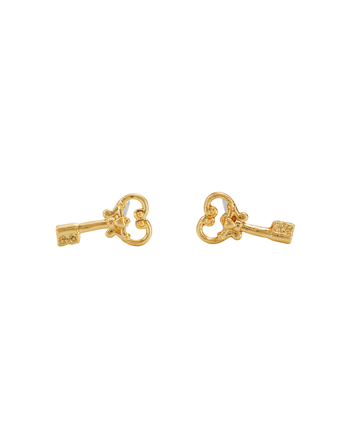 fable-england-key-ohrstecker-gold-schl-ssel-zart image 1