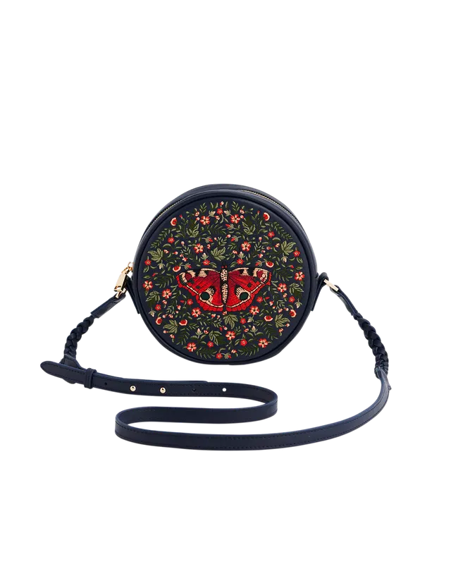 fable-england-chloe-butterfly-circle-bag-navy-umh-ngetasche image 1