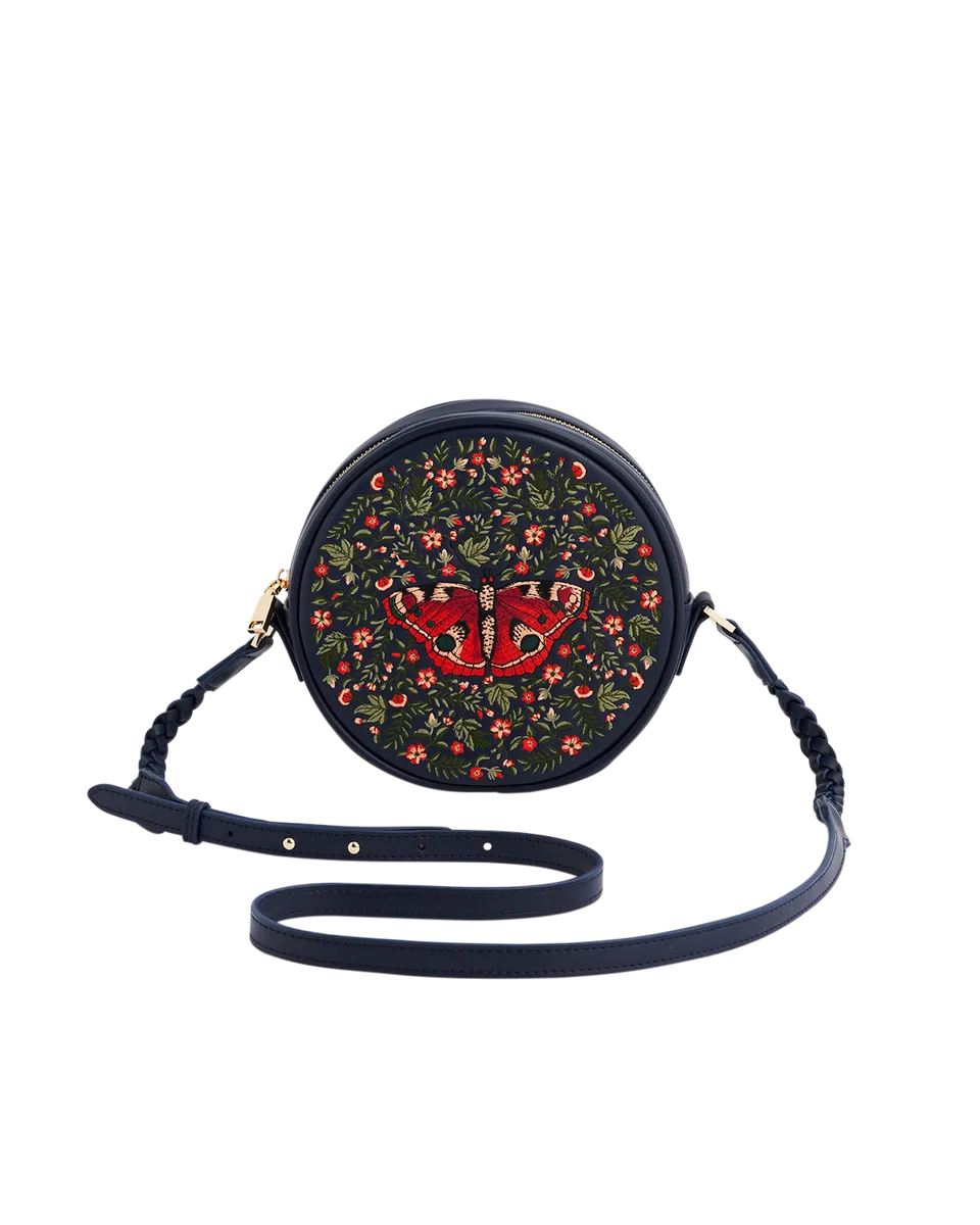 fable-england-chloe-butterfly-circle-bag-navy-umh-ngetasche image 1