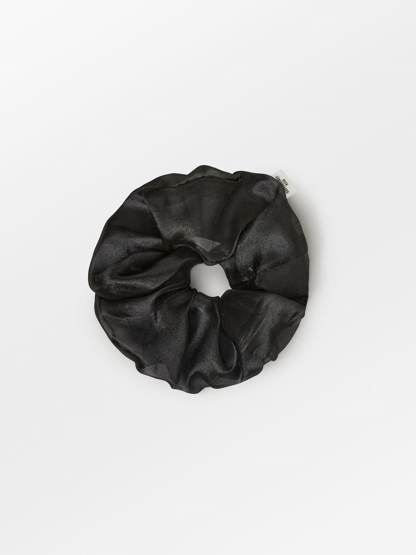 becks-ndergaard-organza-scrunchie-schwarz-haargummi image 1