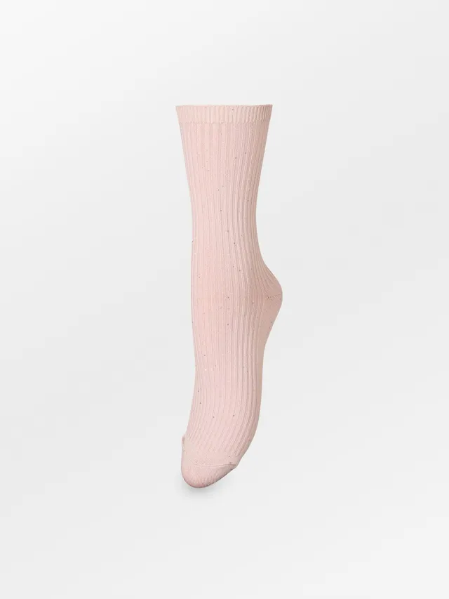 becks-ndergaard-telva-sequin-sock-socken-dusty-pink-37-39 image 1