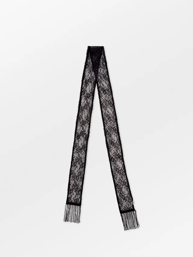 becks-ndergaard-lacia-lace-schal-schwarz-spitze-8x170 image 1