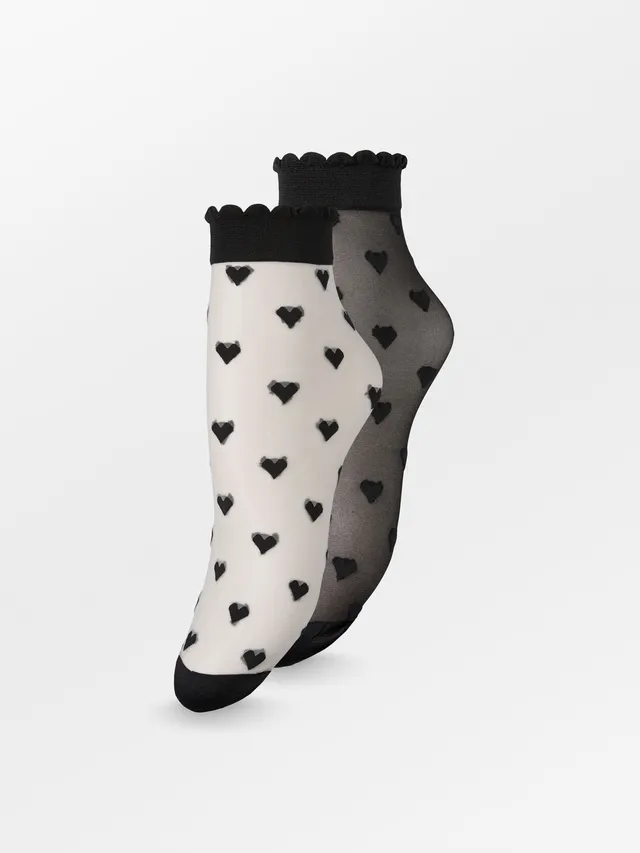 becks-ndergaard-dagmar-hearts-socken-schwarz-2er-pack-onesize image 1