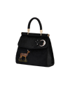 fable-england-deer-moon-tote-handtasche-samt-schwarz image 5