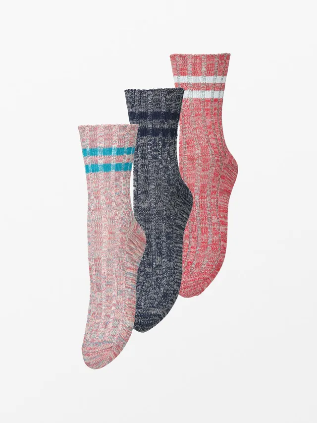 becks-ndergaard-spacee-cotta-socken-3er-pack-blau image 1