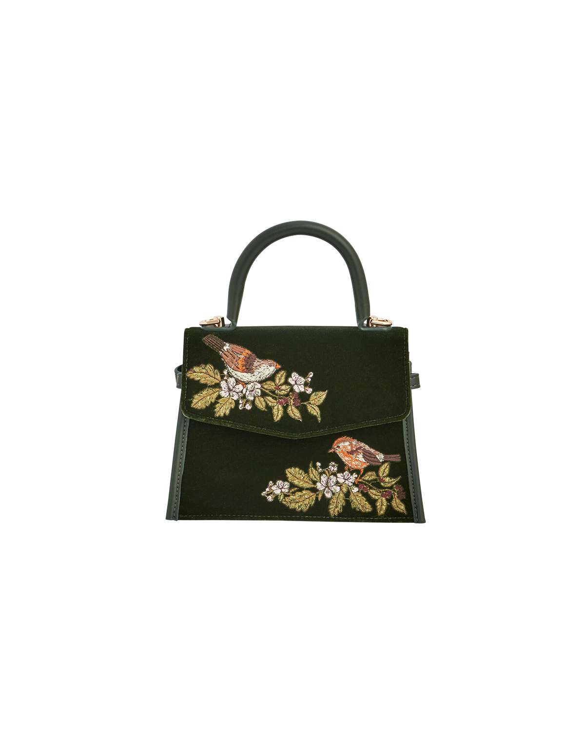 fable-england-eliza-wren-henkeltasche-gr-n-samt image 1