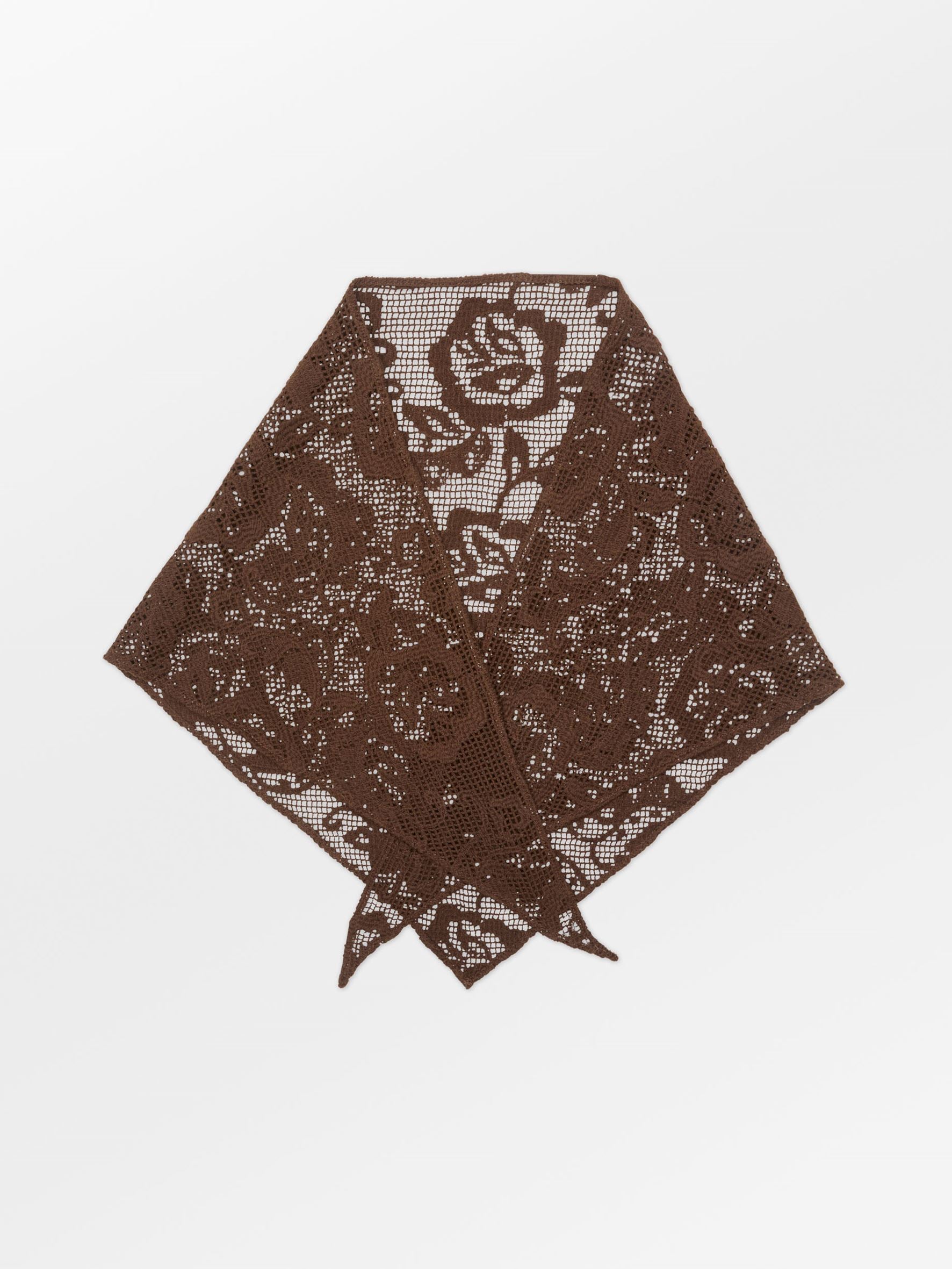 becks-ndergaard-croflora-dreieckstuch-spitzenschal-braun-50x120 image 3