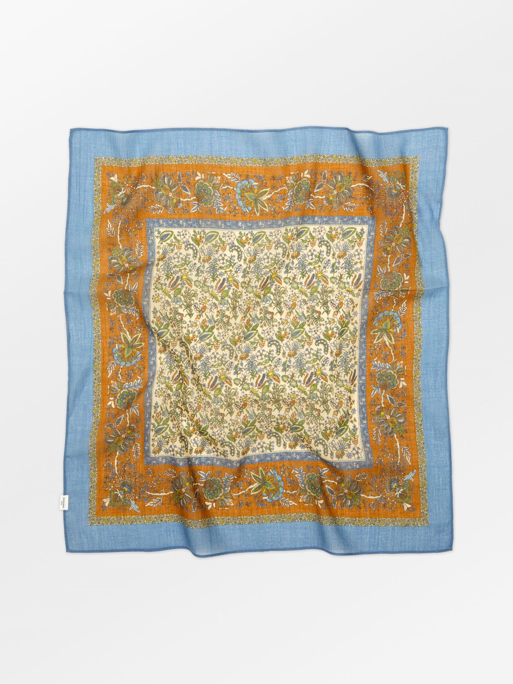 becks-ndergaard-scarves-tapisflora-cotta-tuch-55x55-blau image 1