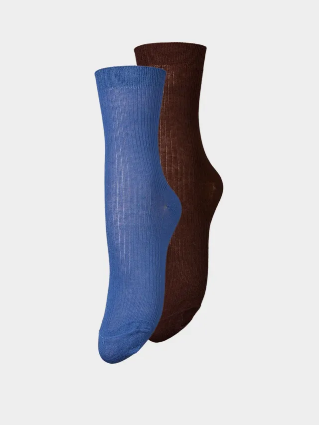 becks-ndergaard-amira-socken-2er-pack-braun-blau image 1