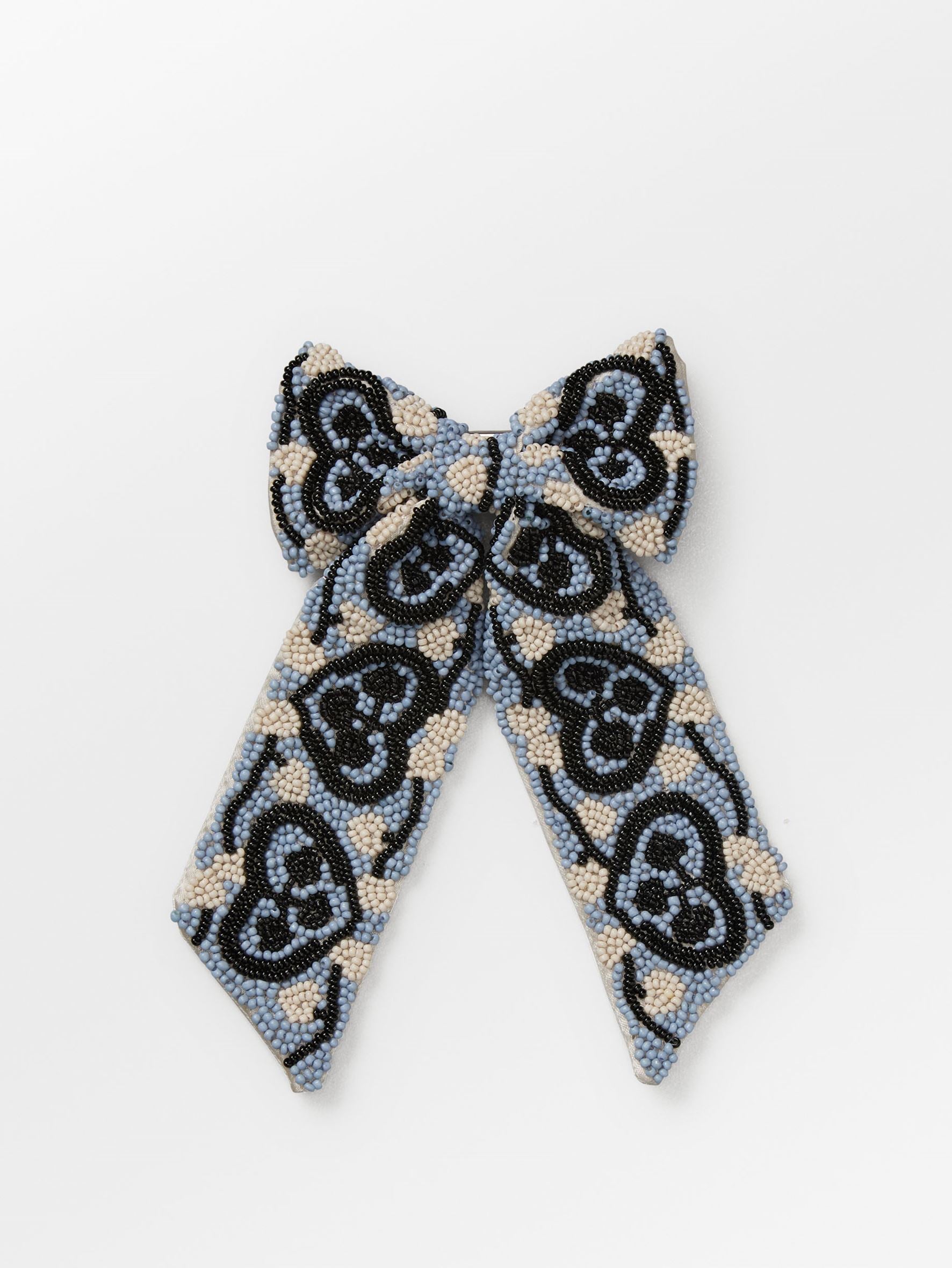 becks-ndergaard-hearty-bow-clip-haarspange-kentucky-blue-perlen image 1