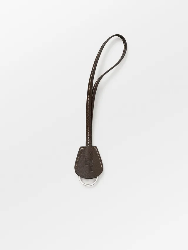 becks-ndergaard-leather-key-ring-taschenanh-nger-chocolate image 1