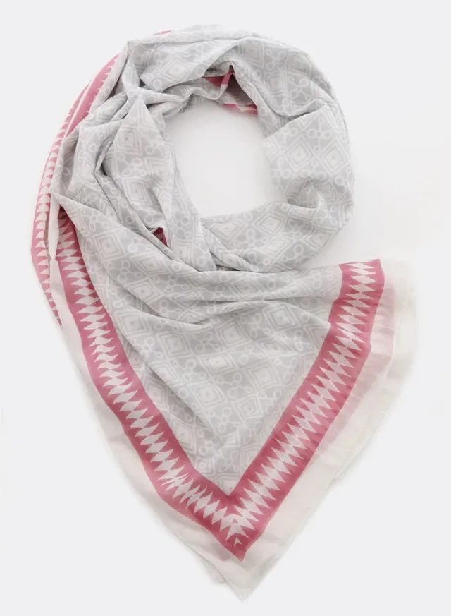 djian-rina-schal-aus-bio-baumwolle-grau-rosa-100x200 image 1