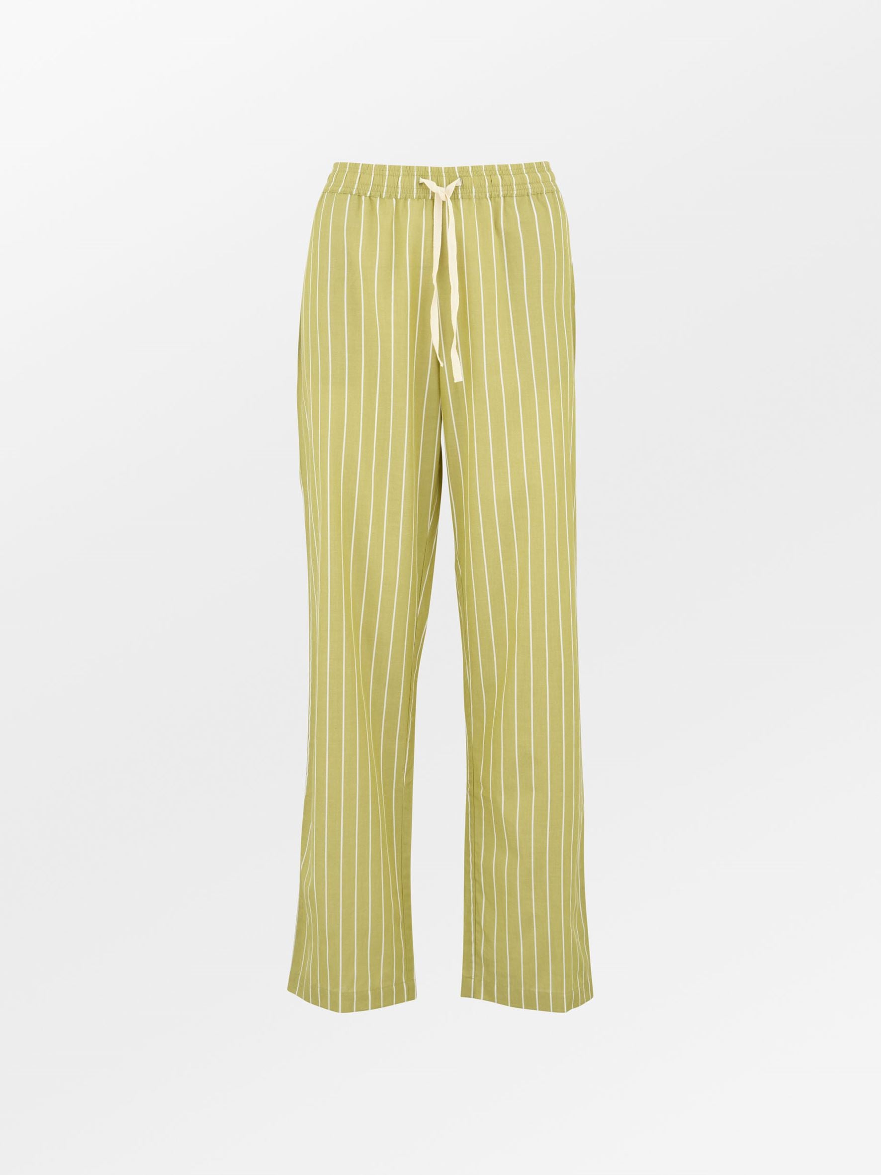becks-ndergaard-striped-pyjamas-pants-pyjamahose-khaki-green-m image 1