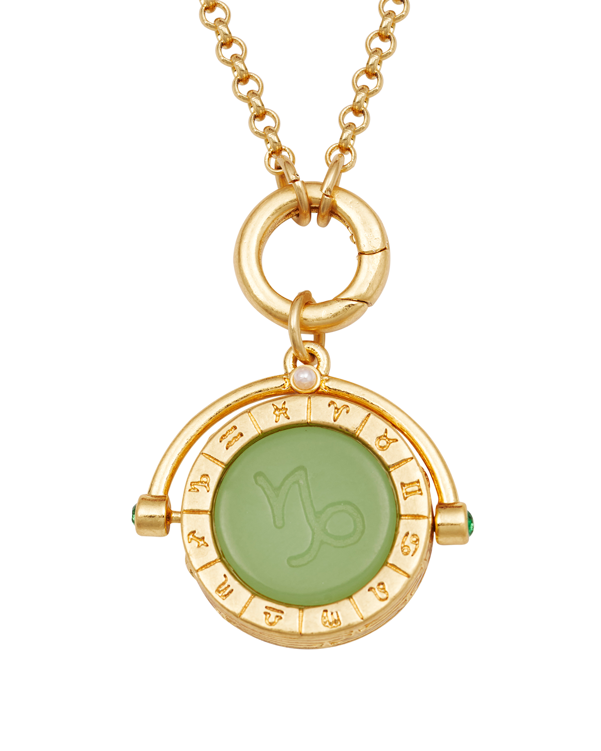 fable-england-capricorn-spinner-halskette-gold-steinbock image 3