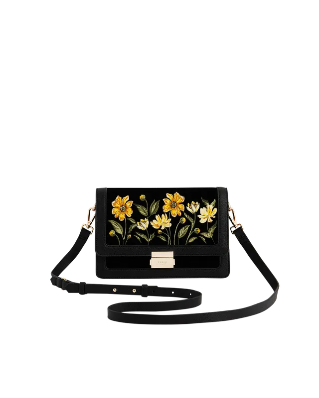 fable-england-botanical-foldover-tasche-schwarz-bestickt image 1