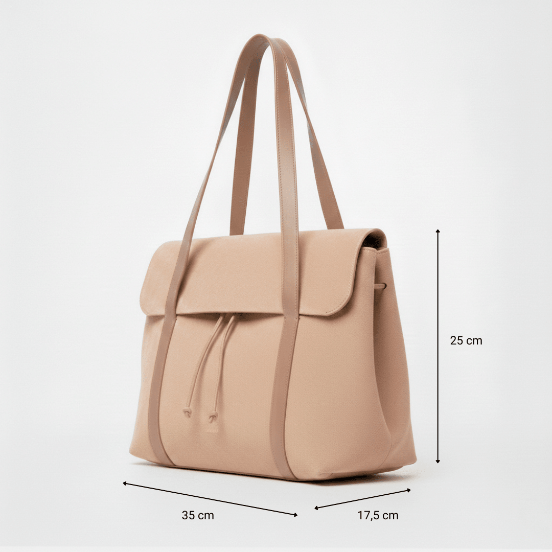 ann-kurz-greatest-shopper-suede-caramelo-laptoptasche-leder image 2