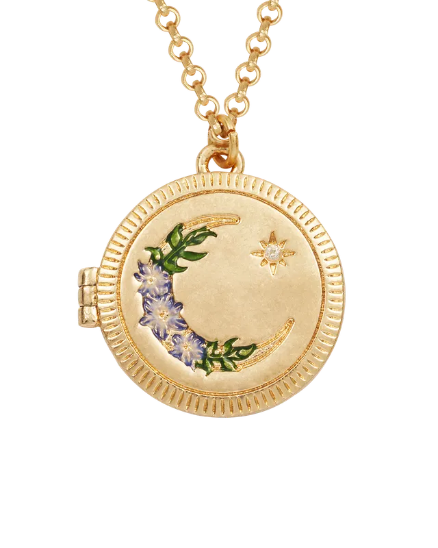 fable-england-nightshade-moon-halskette-gold-medaillon image 1