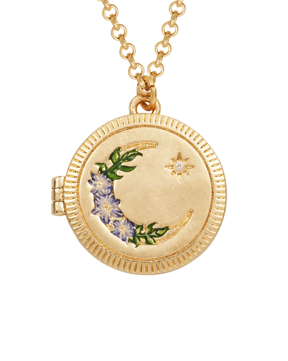 fable-england-nightshade-moon-halskette-gold-medaillon image 1