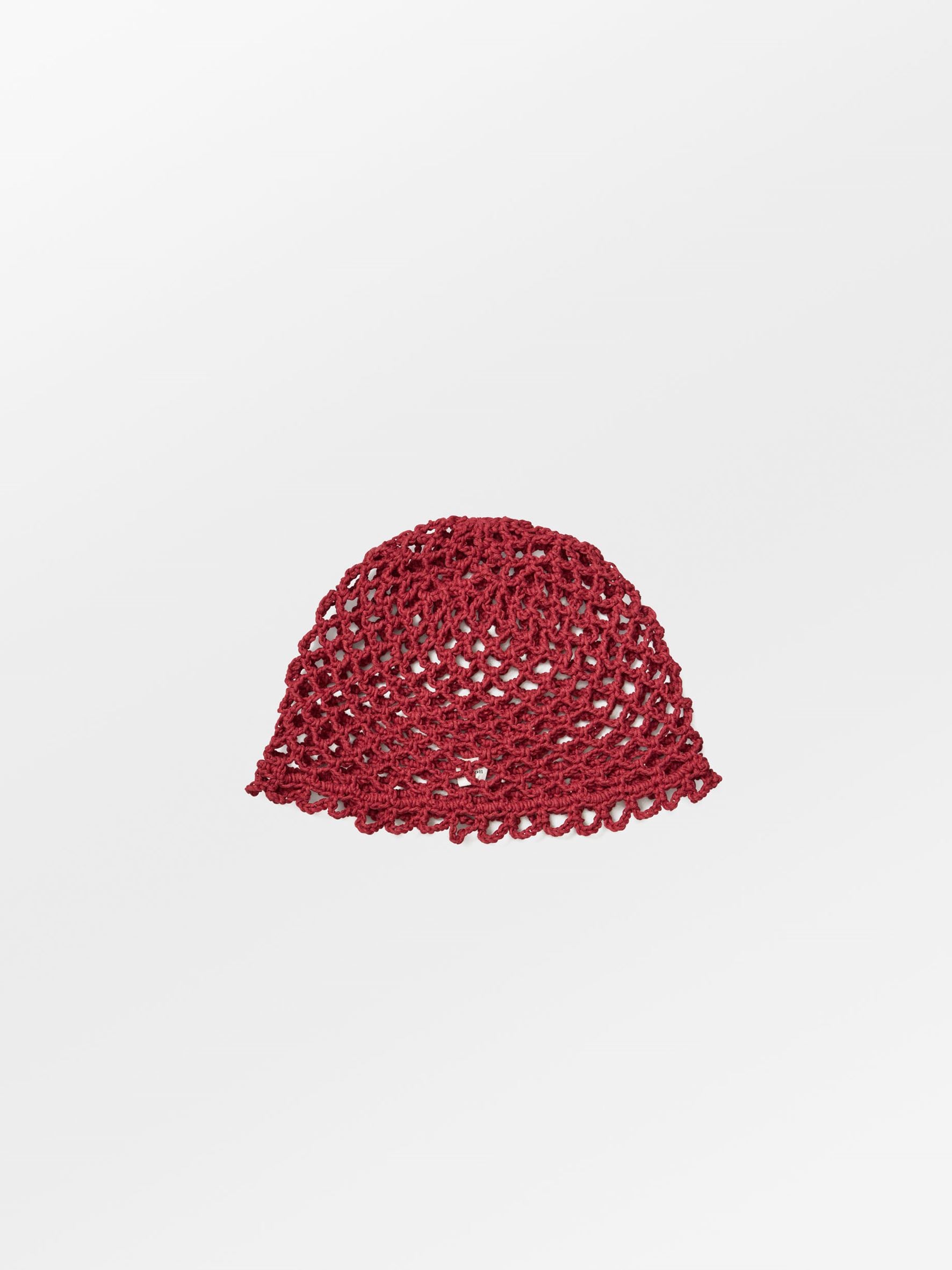 becks-ndergaard-croha-skull-hat-tibetan-red-h-kelhut-baumwolle image 2