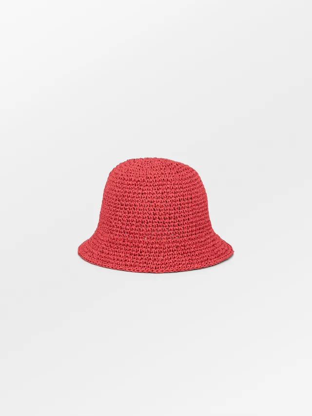 becks-ndergaard-solid-saverina-strohhut-rot-m-l-stroh image 1