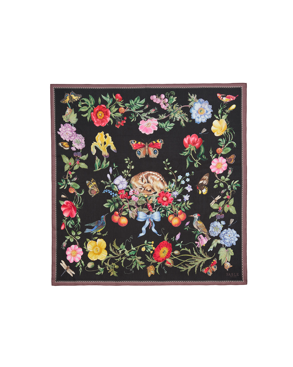 fable-england-alice-s-garden-quadratisches-tuch-seidig image 1