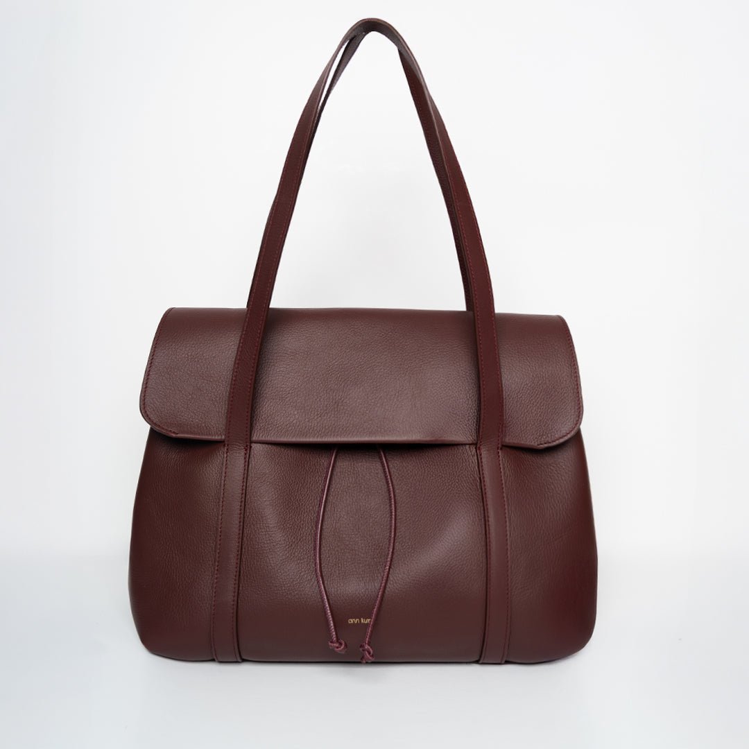 ann-kurz-greatest-shopper-shopper-narbenleder-burgundy image 1