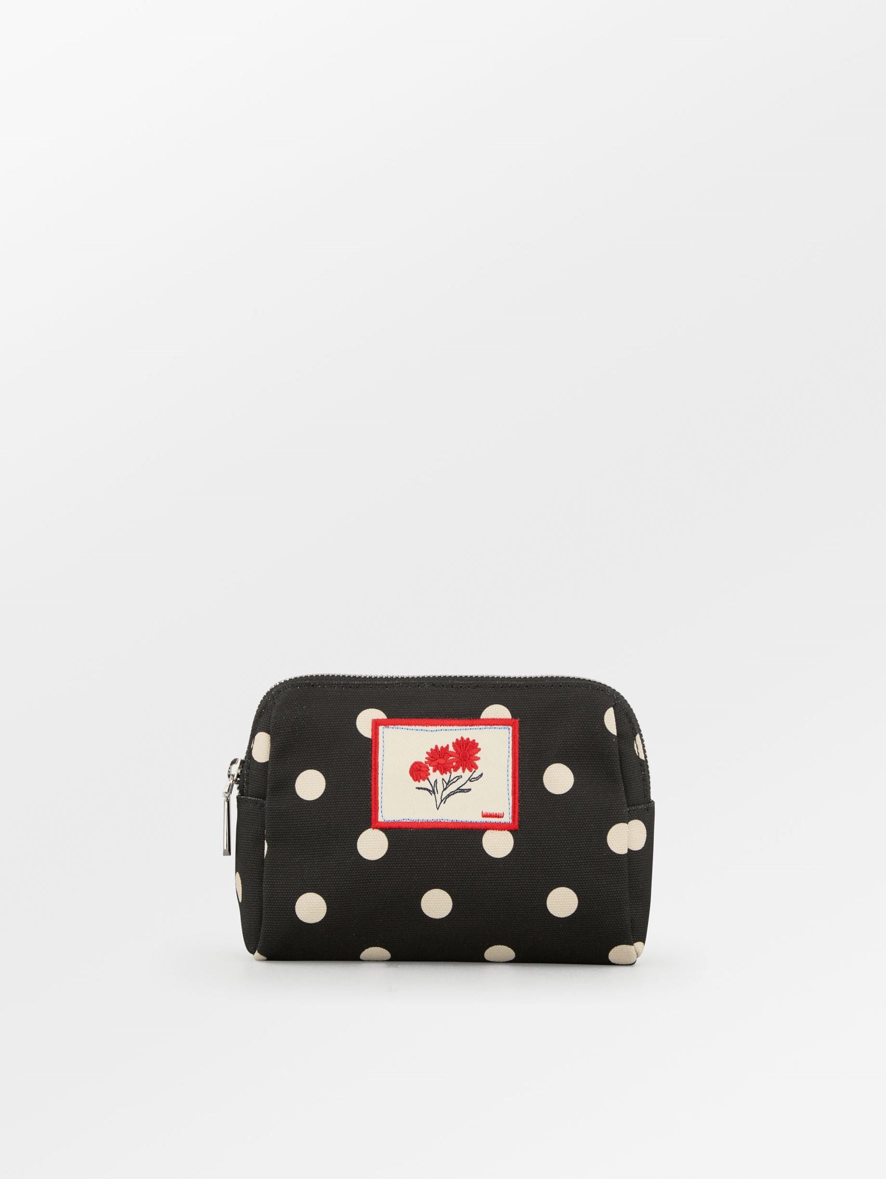 becks-ndergaard-polka-canvas-pouch-tasche-schwarz-baumwolle image 1