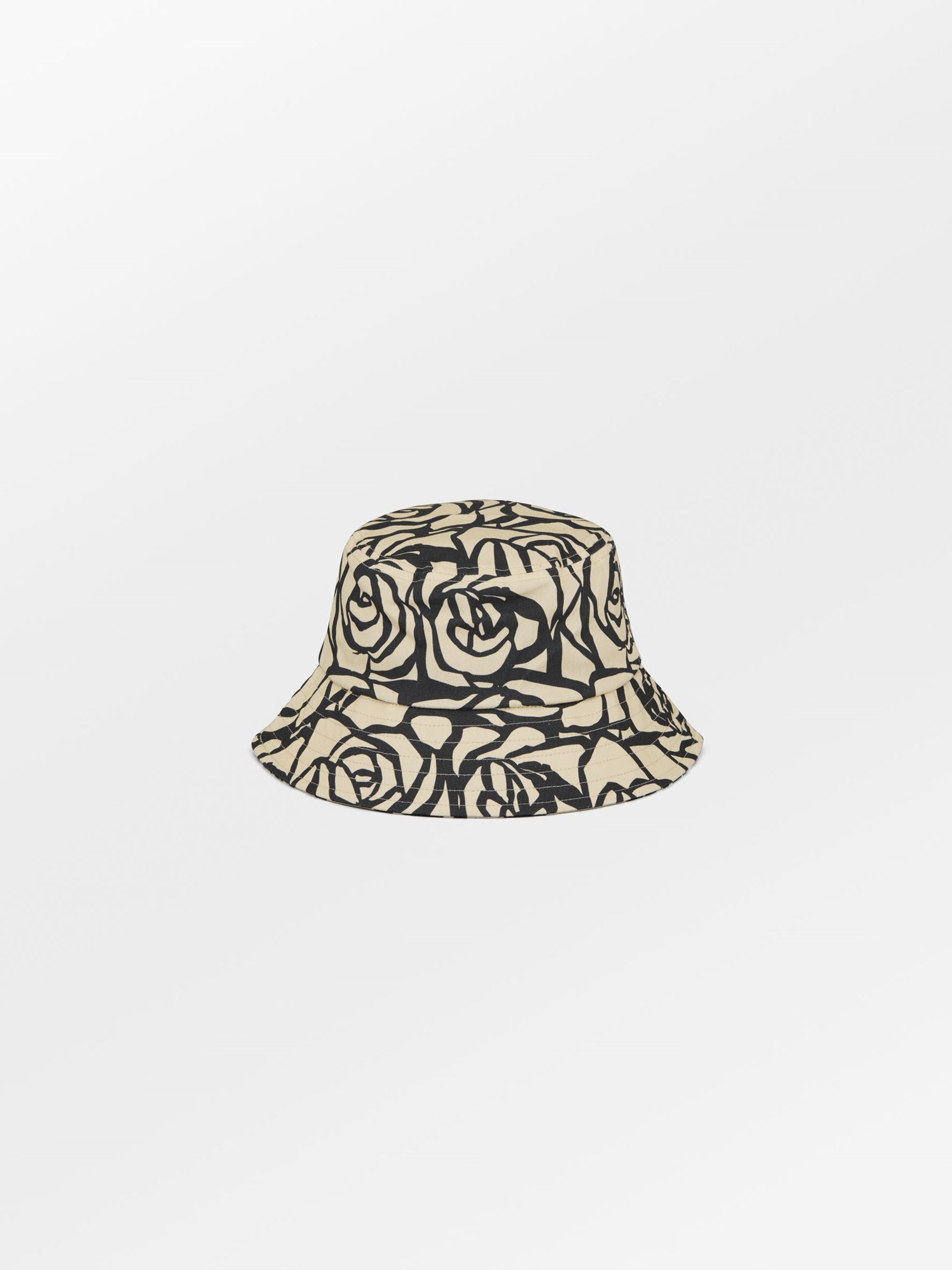 becks-ndergaard-rosea-fischerhut-baumwolle-schwarz-rosen image 1