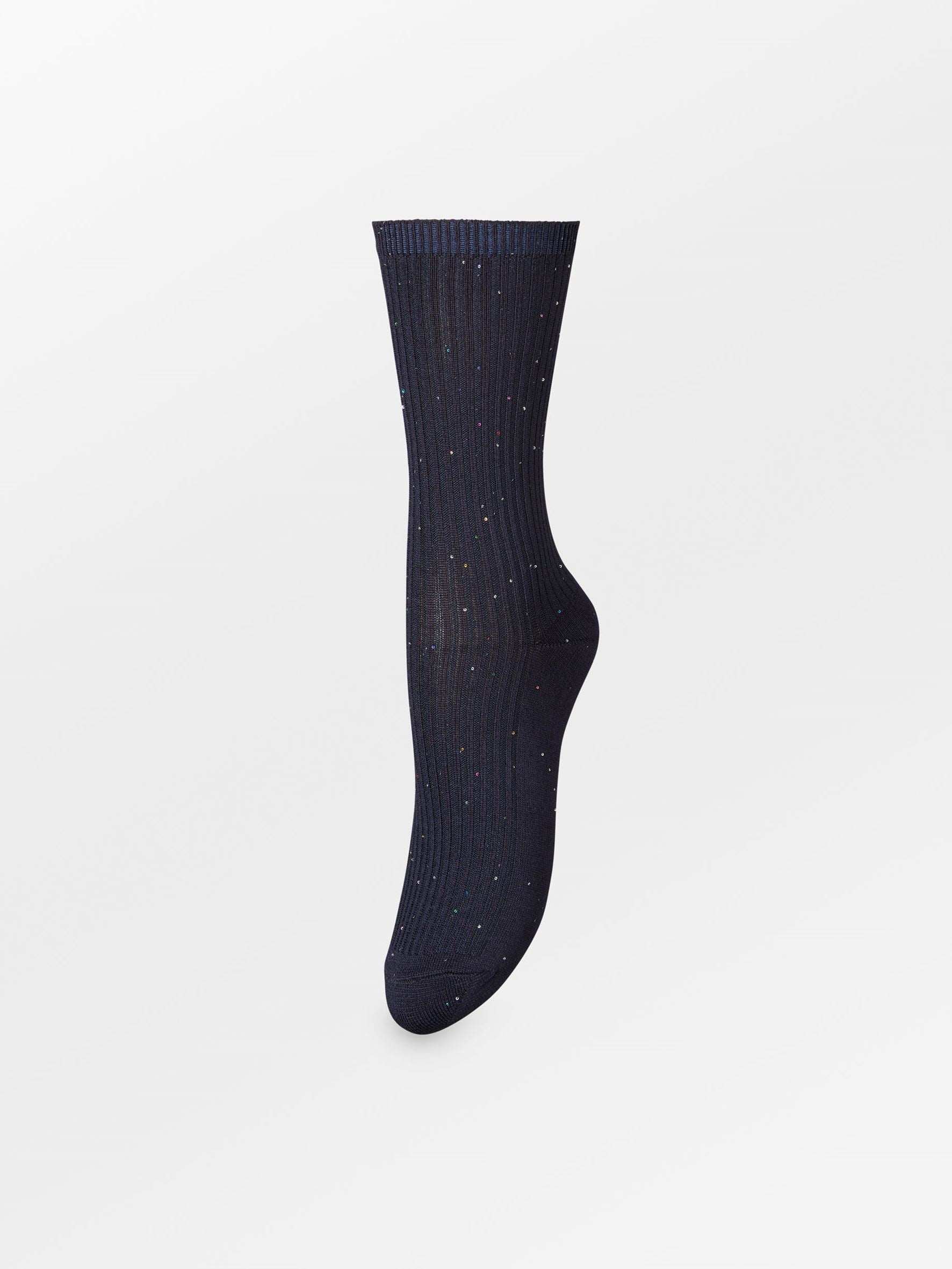 becks-ndergaard-telva-sequin-socken-navy-blue-bambus image 1