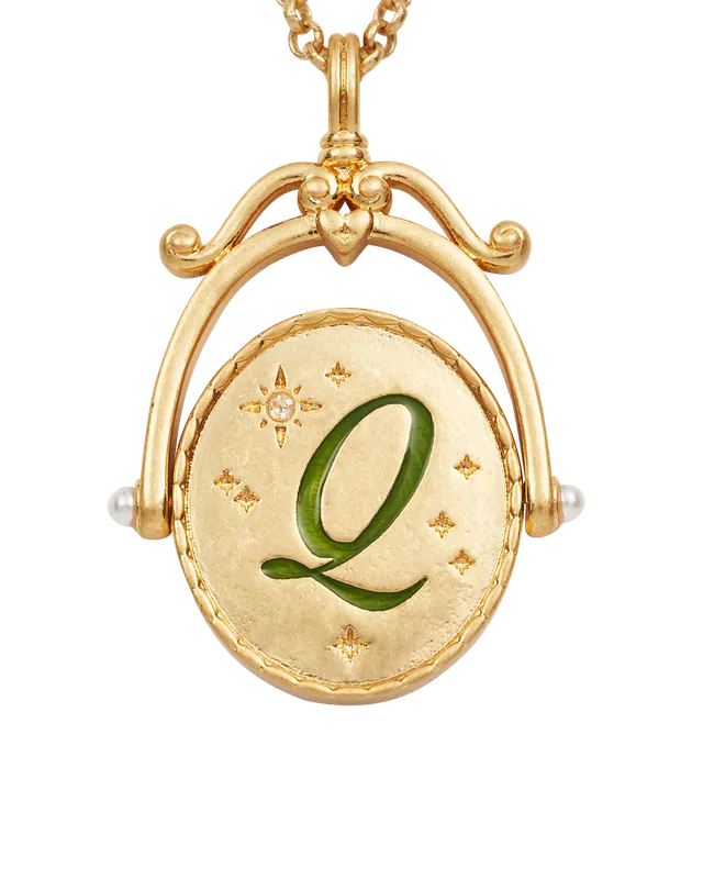 fable-england-q-initial-queen-anne-kette-gold image 1