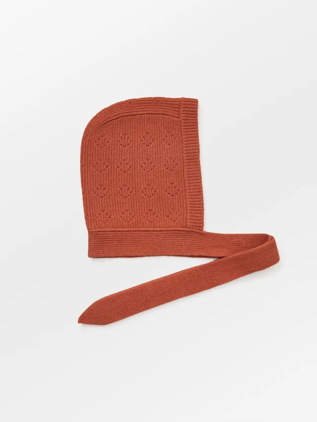 becks-ndergaard-rib-bonnet-beanie-m-tze-orange image 1