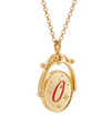 fable-england-o-initial-orchid-halskette-gold-buchstabe-o image 7