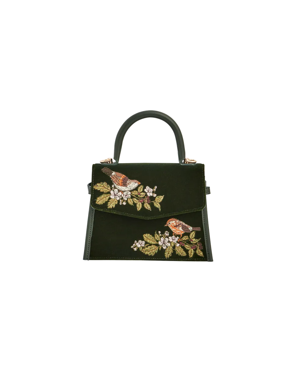 fable-england-eliza-wren-henkeltasche-gr-n-samt image 1