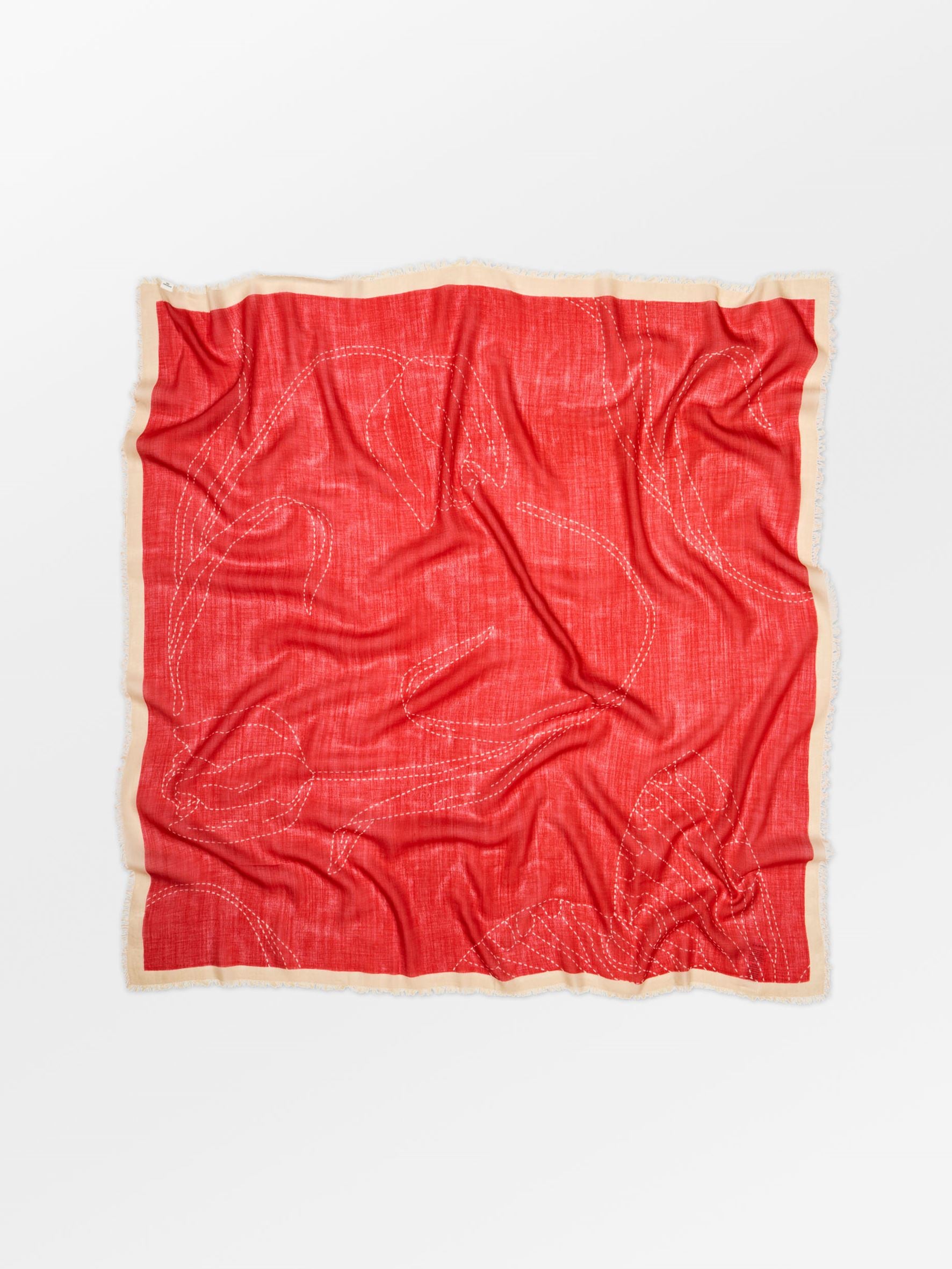 becks-ndergaard-scarves-stitchia-siw-tuch-110x110-pompeian-red image 1